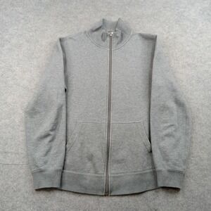 Tilley Sweatshirt Women Small Sweater Full Zip Fleece Lined Mock Neck Jacket Top